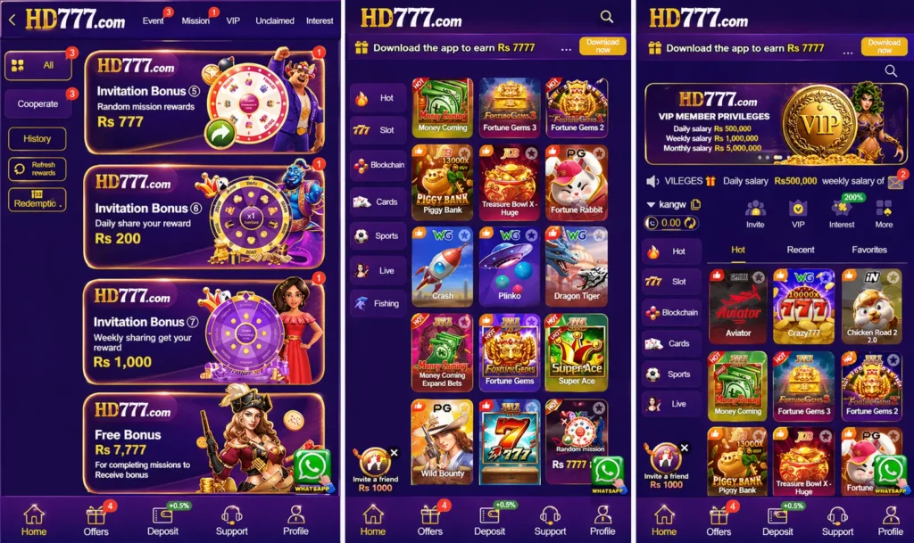 HD777 Game Real Money Earning App For Android 2026