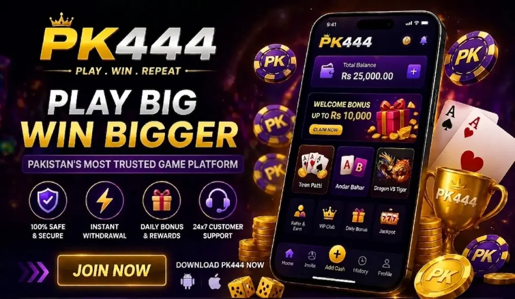 PK444 Game Download Real Money Earning App for Android 2026