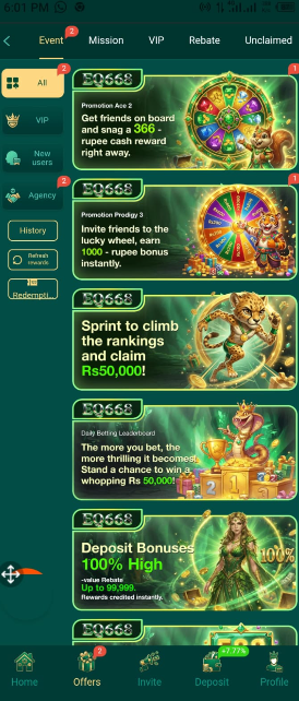 EQ668 Game Online Earning App In Pakistan Free Download