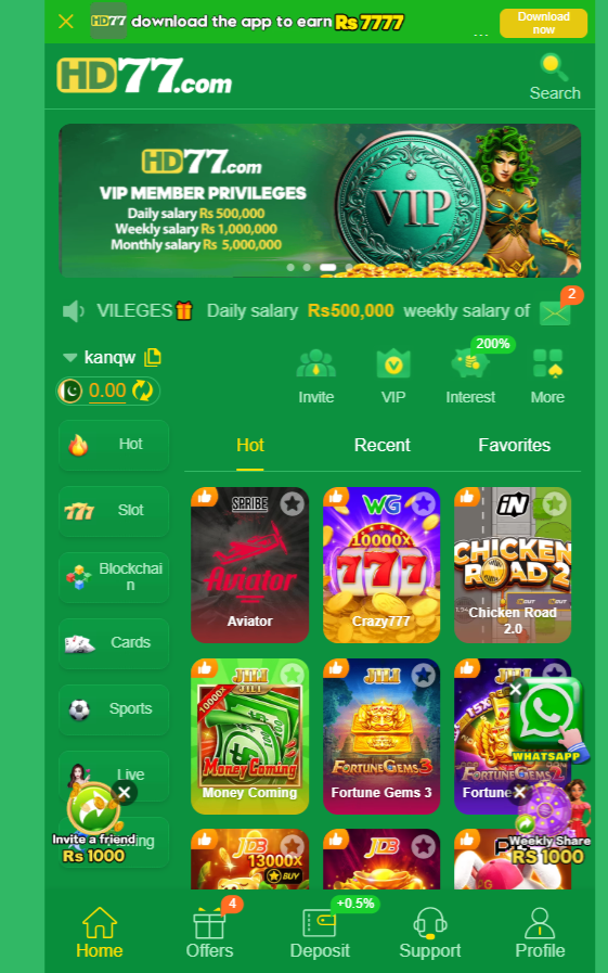 hd77 Game Apk Download Real (Money Earning) App For Android