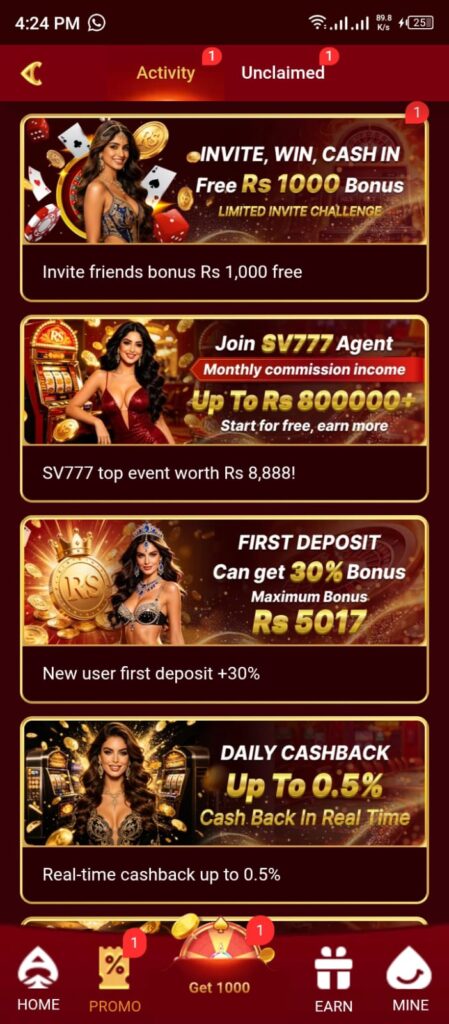 SV777 Game Real Money Earning App in Pakistan 2026