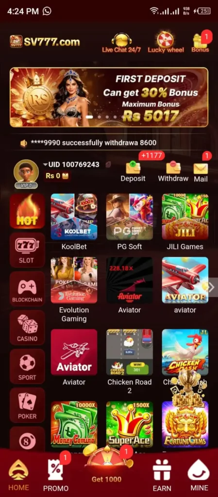 SV777 Game Real Money Earning App in Pakistan 2026