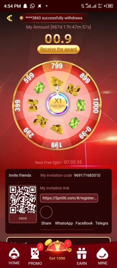 SPN Game Download Online Real Money Earning Apk 2026