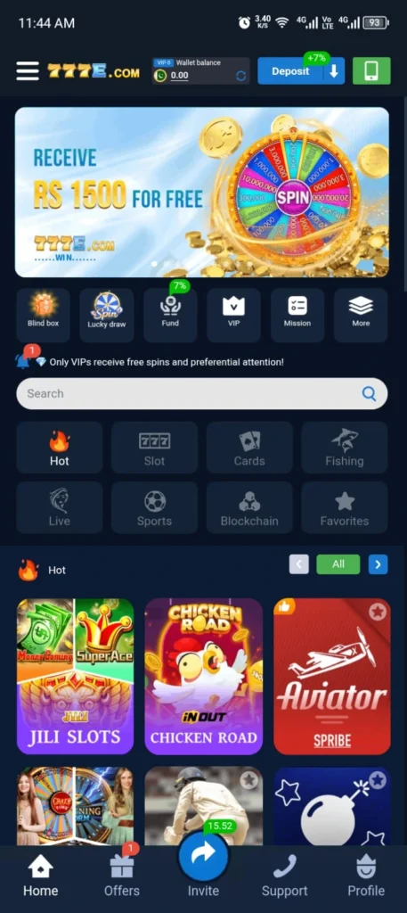 777E Game Real Money Earning App in Pakistan (2026)