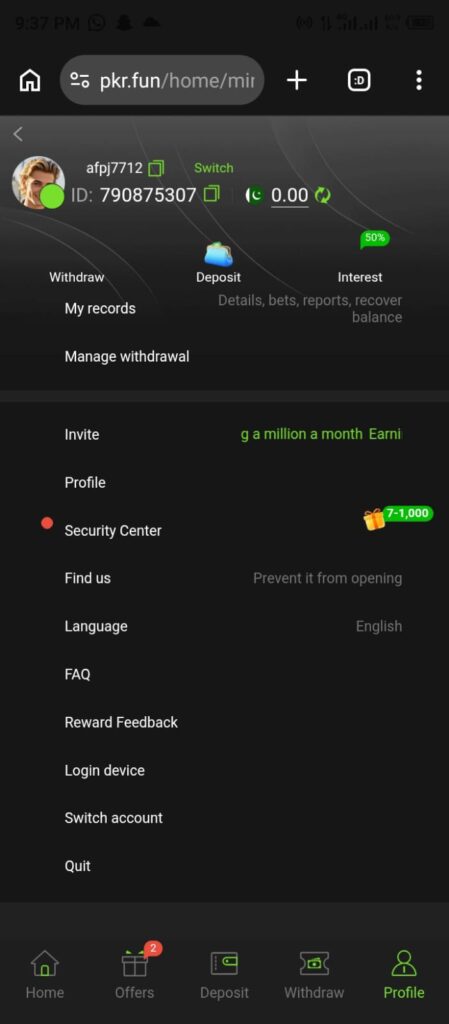 PKR Fun Game Real Online Earning Game For Andriod 2026