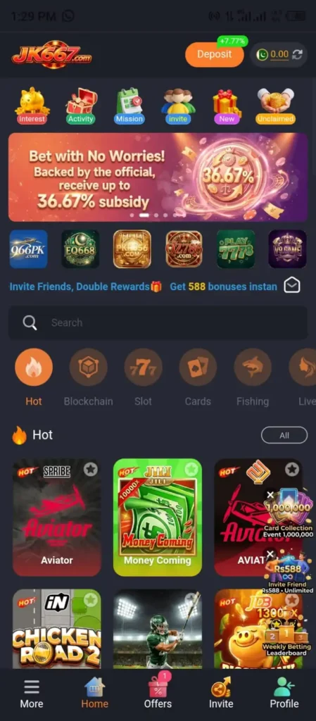 Jk667 Game Real Money Earning App in Pakistan (2026)