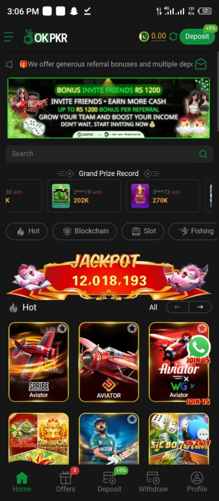 OKPKR Game Real Money Earning App Free Download 2026