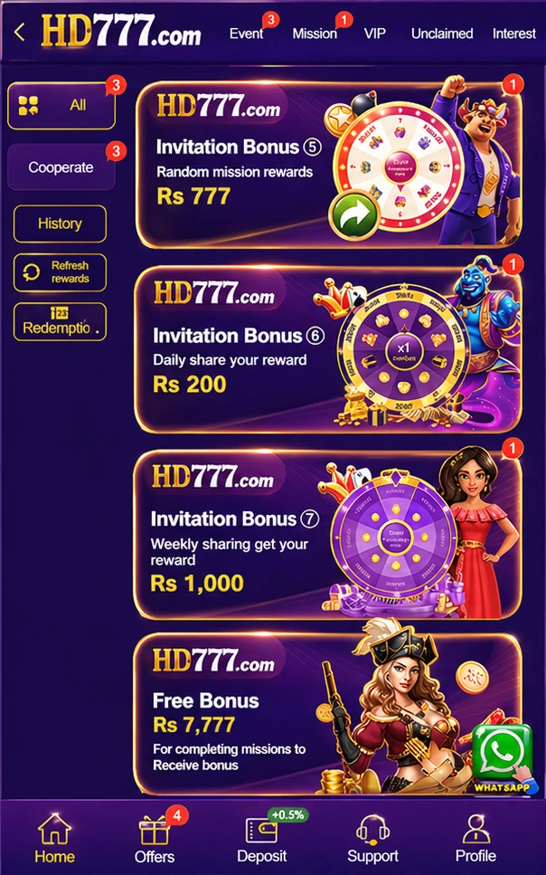 HD777 Game Real Money Earning App For Android 2026