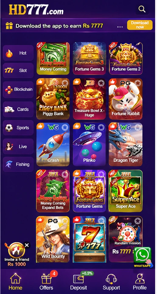 HD777 Game Real Money Earning App For Android 2026