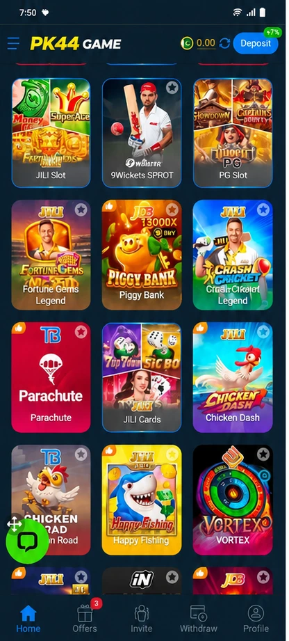 pk44 Game Download Real Money APP For Android & IOS