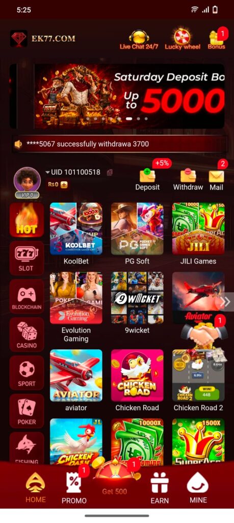 EK77 Game Easy Online Gaming Platform to Play and Earn 2026