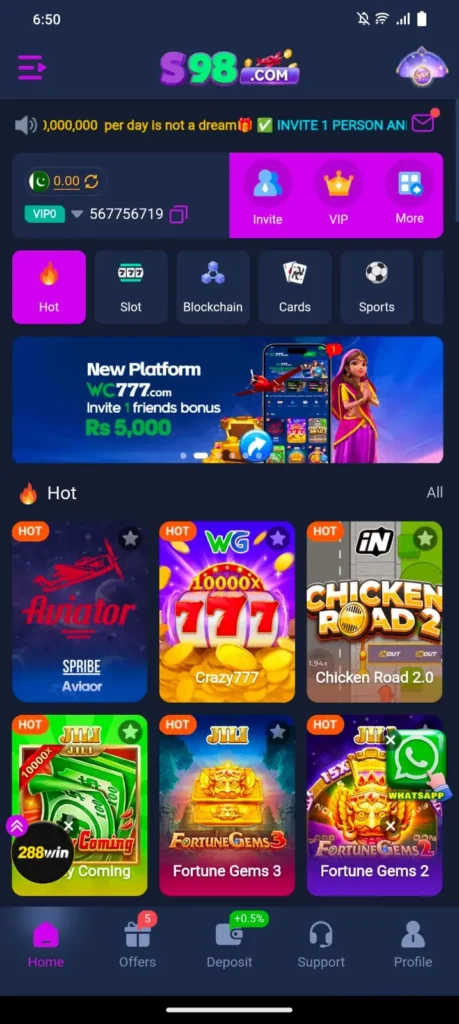 
98S Game Download Real Earning App For Android 2026